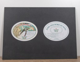 Leeuw bier schaats display voor